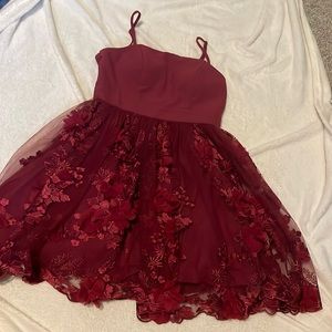 pink homecoming dress. size 3. trixxi brand. only worn twice.